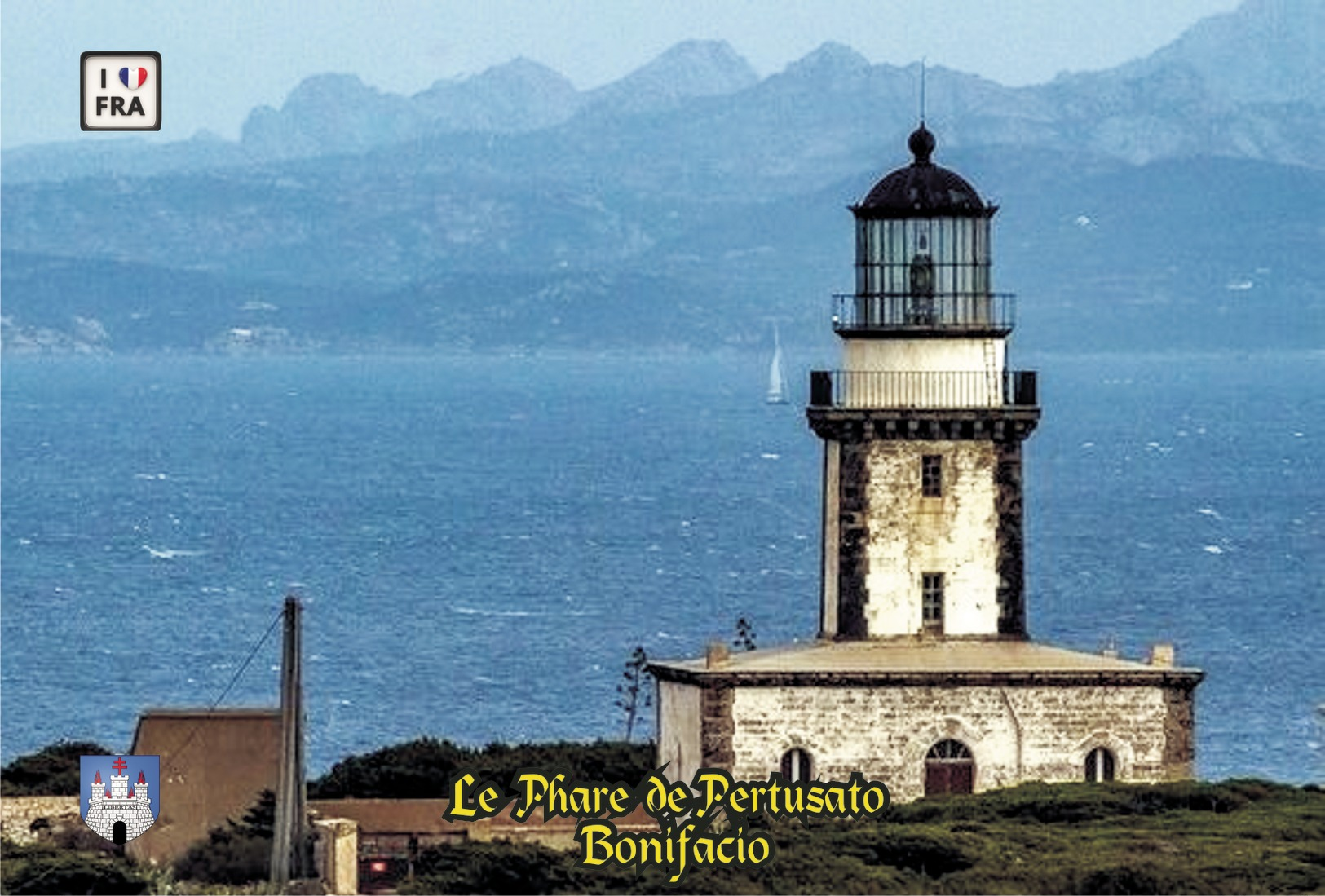 Set 6 Cartes Postales, Phares, Lighthouses Of Europe, France, Bonifacio, Le Phare De Pertusato - Fari