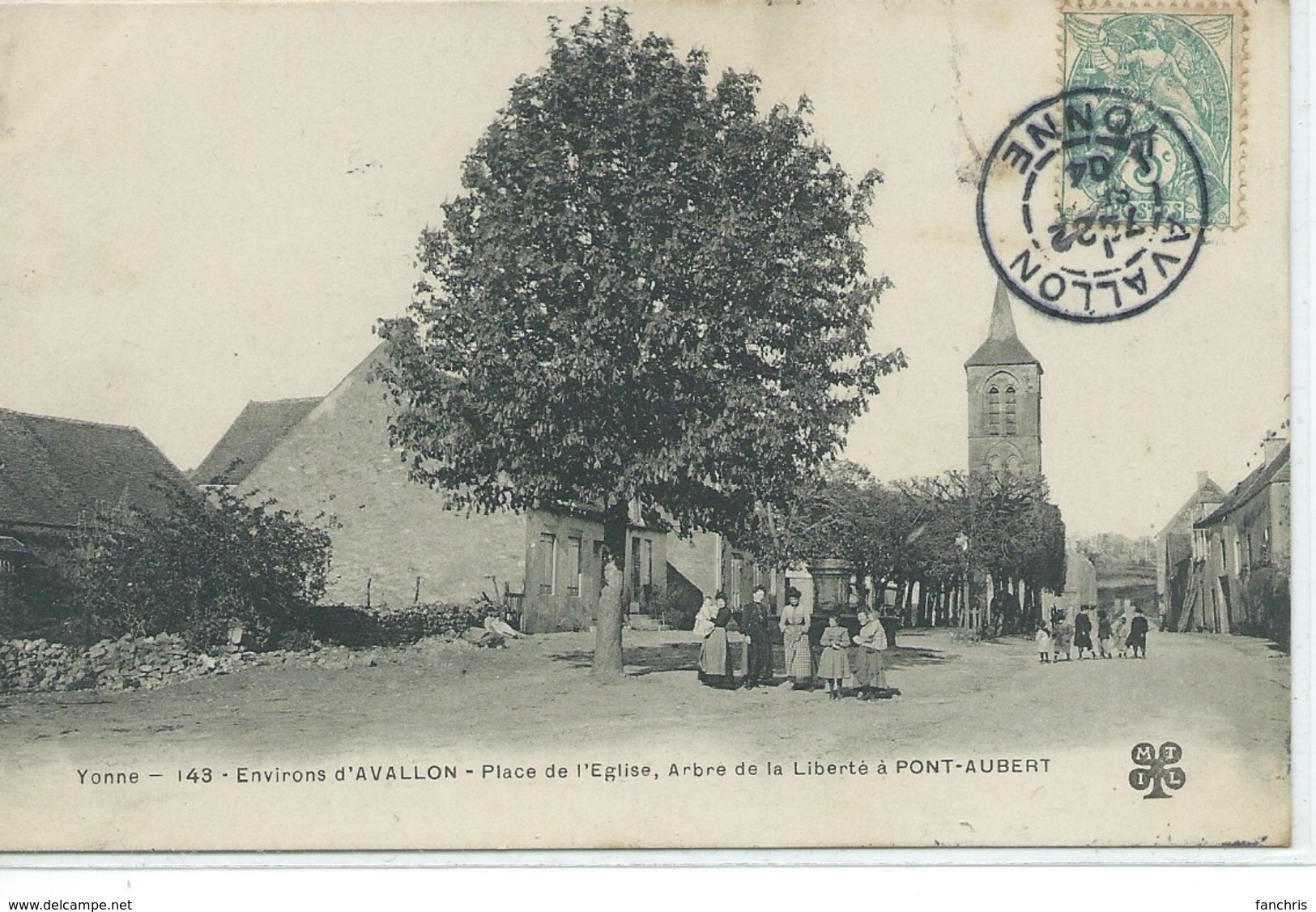 Pont-Aubert-Place De L'Eglise, Arbre De La Liberté - Autres & Non Classés