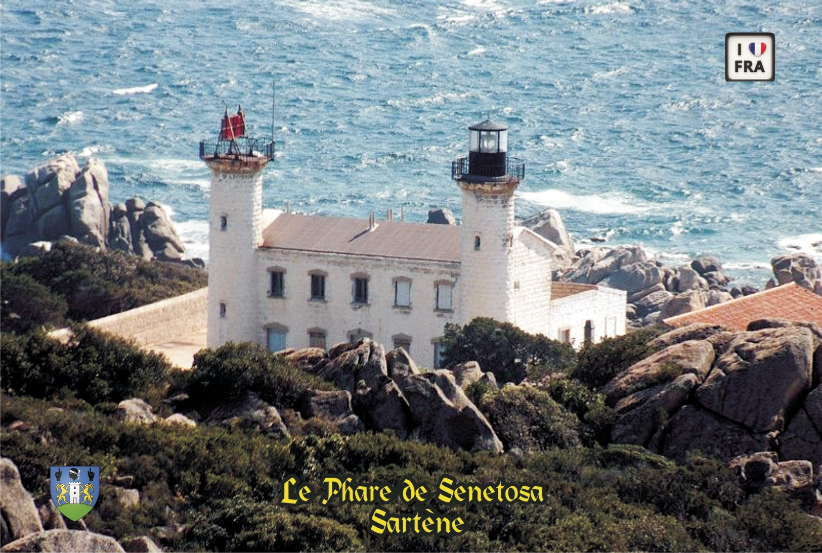 Set 6 Cartes Postales, Phares, Lighthouses Of Europe, France, Sartène, Le Phare De Senetosa - Faros