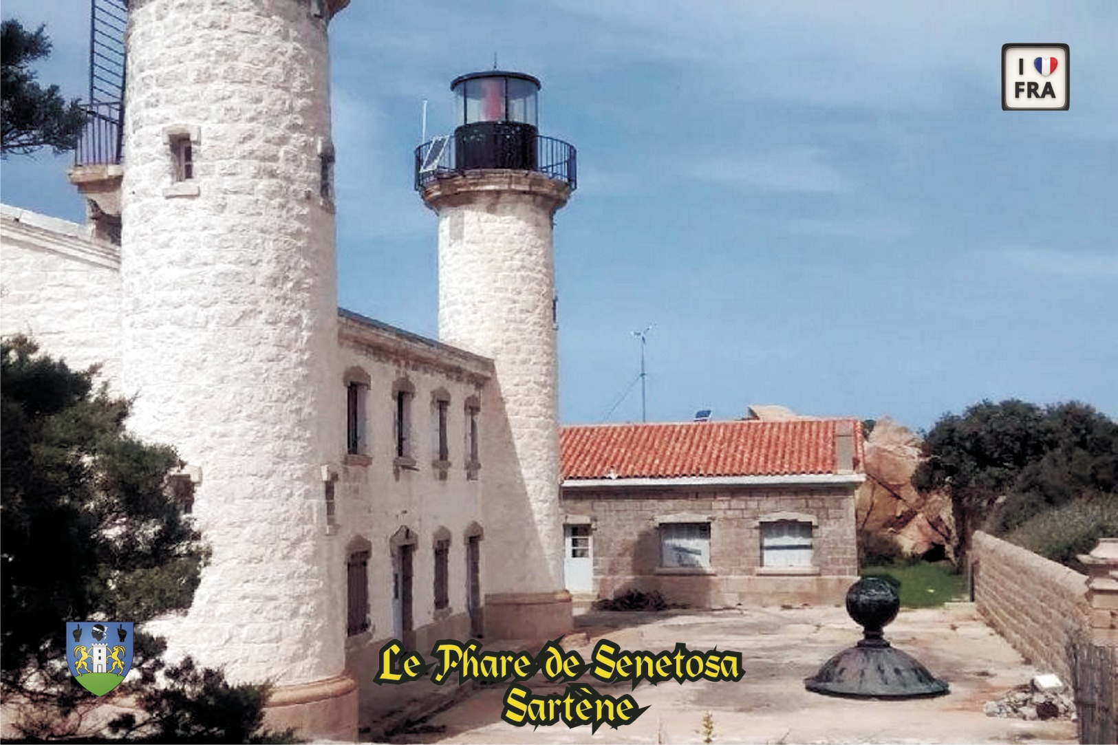 Set 6 Cartes Postales, Phares, Lighthouses Of Europe, France, Sartène, Le Phare De Senetosa - Faros