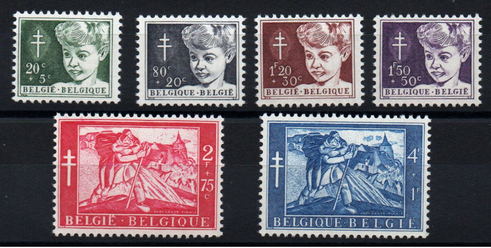 BELGIQUE - YT N° 955 à 960 - Neufs ** - MNH - Cote: 35,00 € - Neufs