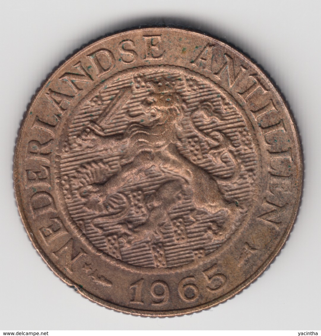 @Y@    Nederlandse Antillen   2 1/2  Cent  1965 ( 4619 ) - Netherlands Antilles