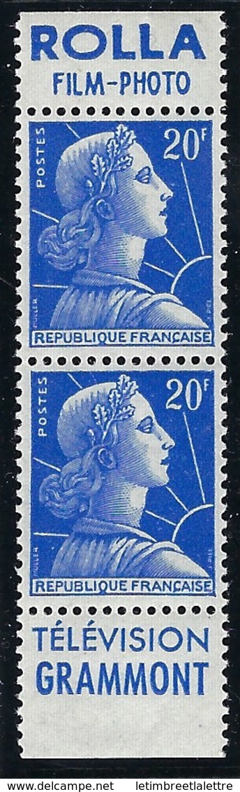 France - Thématique Marianne De Muller - N° 1011B ** - Timbre Publicitaire - TTB - ROLLA, GRAMMONT - Autres & Non Classés