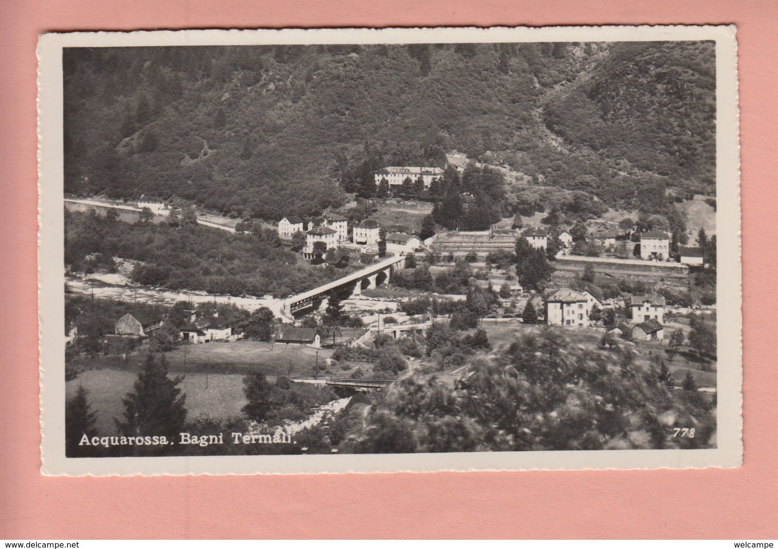 OLD POSTCARD - SWITZERLAND - SCHWEIZ - SVIZZERA -   ACQUAROSSA - 1955 - Acquarossa