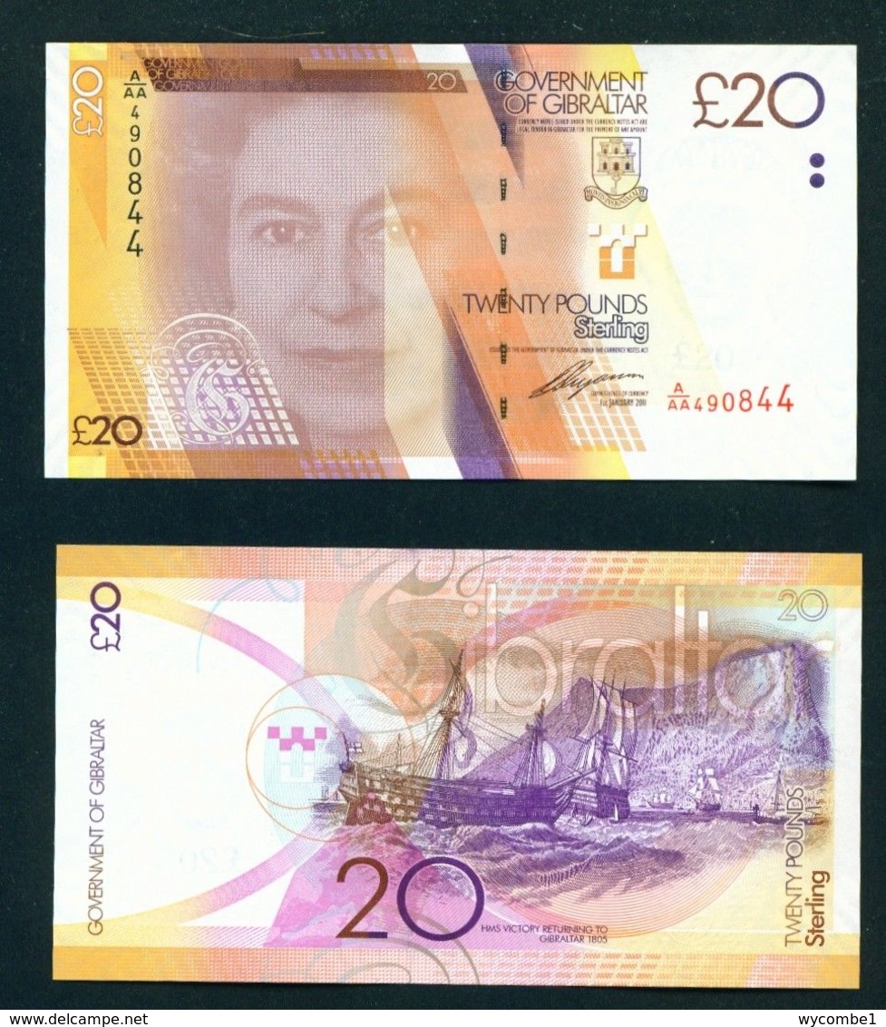 GIBRALTAR - 2011 £20 UNC Banknote - Gibraltar