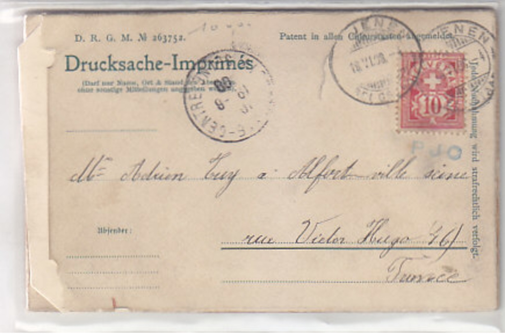 Saanenthal - Leporello-Karte Mit 12 Bildli Handcol. -1908       (P-209-90223) - Other & Unclassified