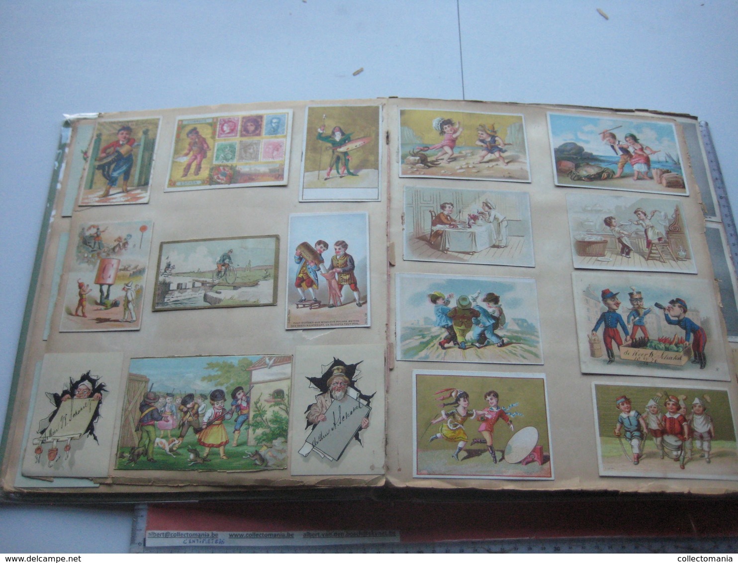 Album05 full of chromos PRE 1900 litho PUB, all fotograped, some compl sets, Kaufamnsbilder sehr gute Behaltung