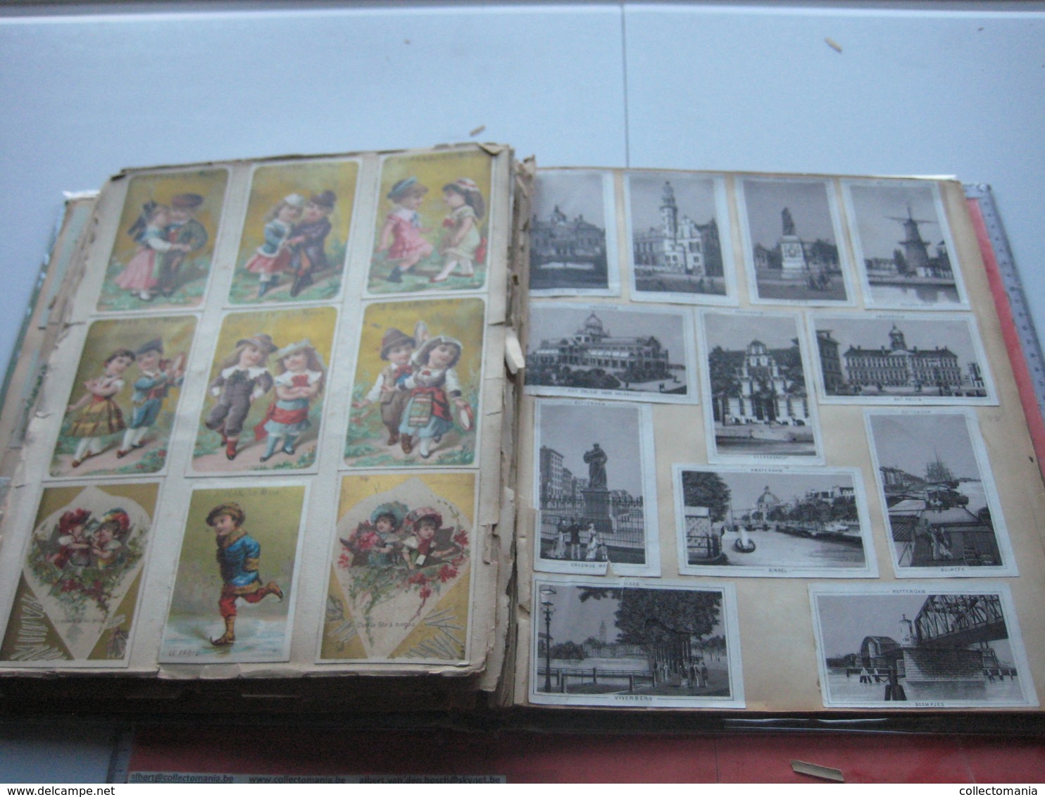 Album05 full of chromos PRE 1900 litho PUB, all fotograped, some compl sets, Kaufamnsbilder sehr gute Behaltung