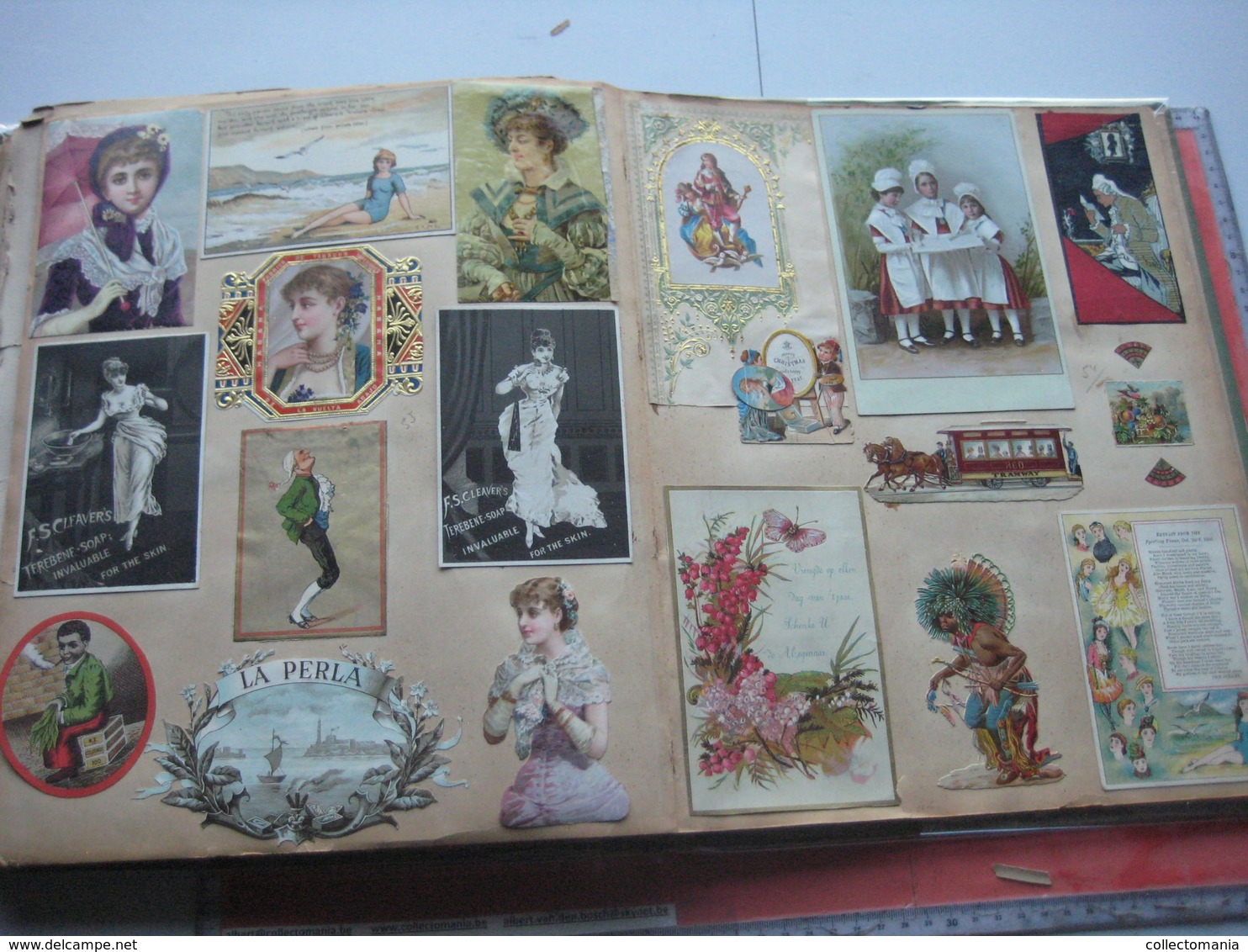 Album05 full of chromos PRE 1900 litho PUB, all fotograped, some compl sets, Kaufamnsbilder sehr gute Behaltung