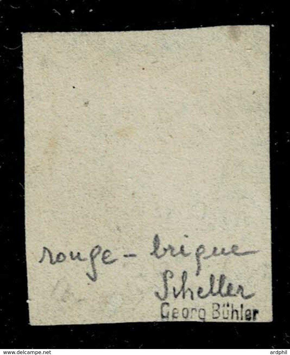 A7D-N°40 Report II Rouge Brique Nuance Certifiée Scheller. - 1870 Emission De Bordeaux