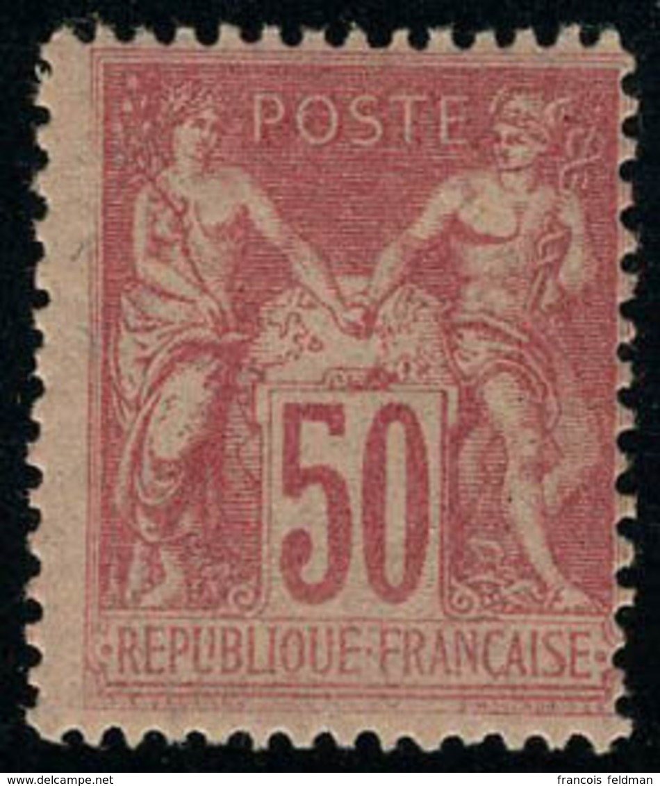 Neuf Sans Charnière N° 104, 50c Rose, TB - Other & Unclassified