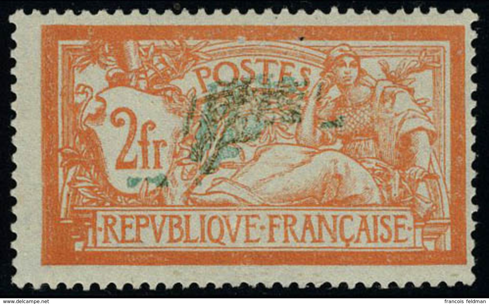 Neuf Avec Charnière N° 145F, 2f Merson, Centre Déplacé, T.B. - Otros & Sin Clasificación