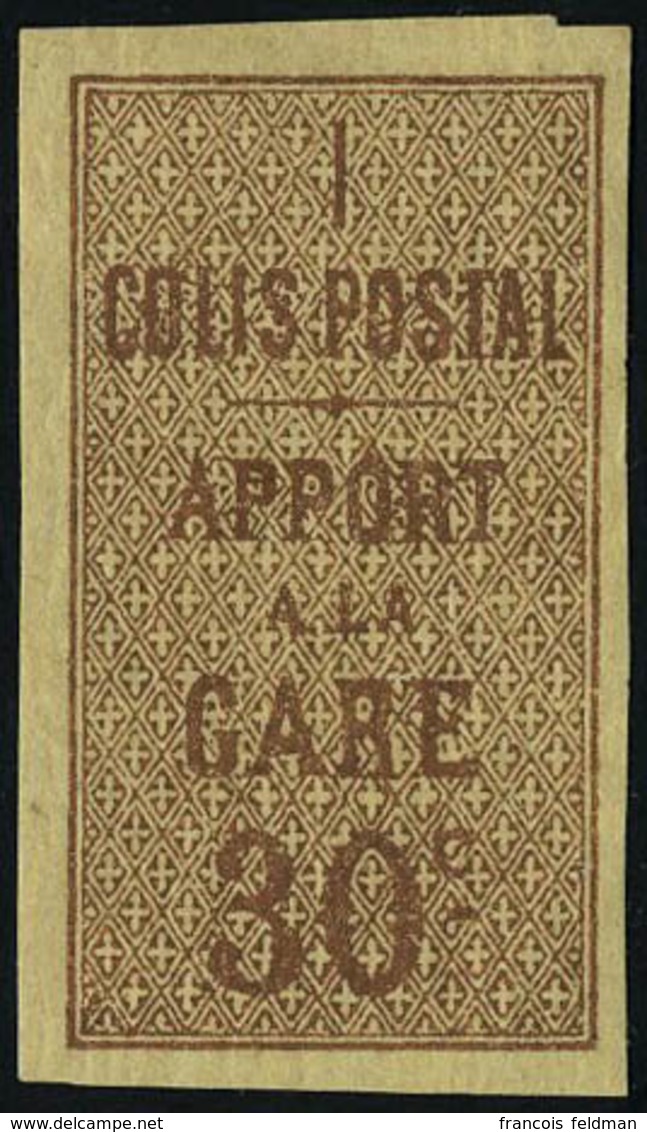 Neuf Avec Charnière N° 28, 30c Apport à La Gare Non-dentelé, TB - Maury 23a - Other & Unclassified