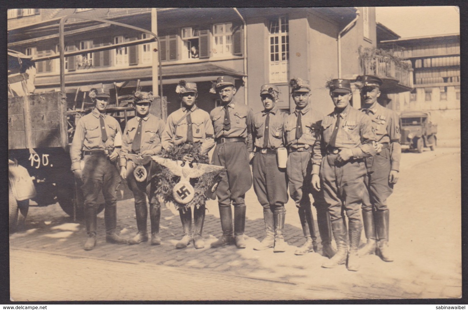 AK Propaganda / Soldaten / Reichsadler / Fest / Foto AK .. - Weltkrieg 1939-45