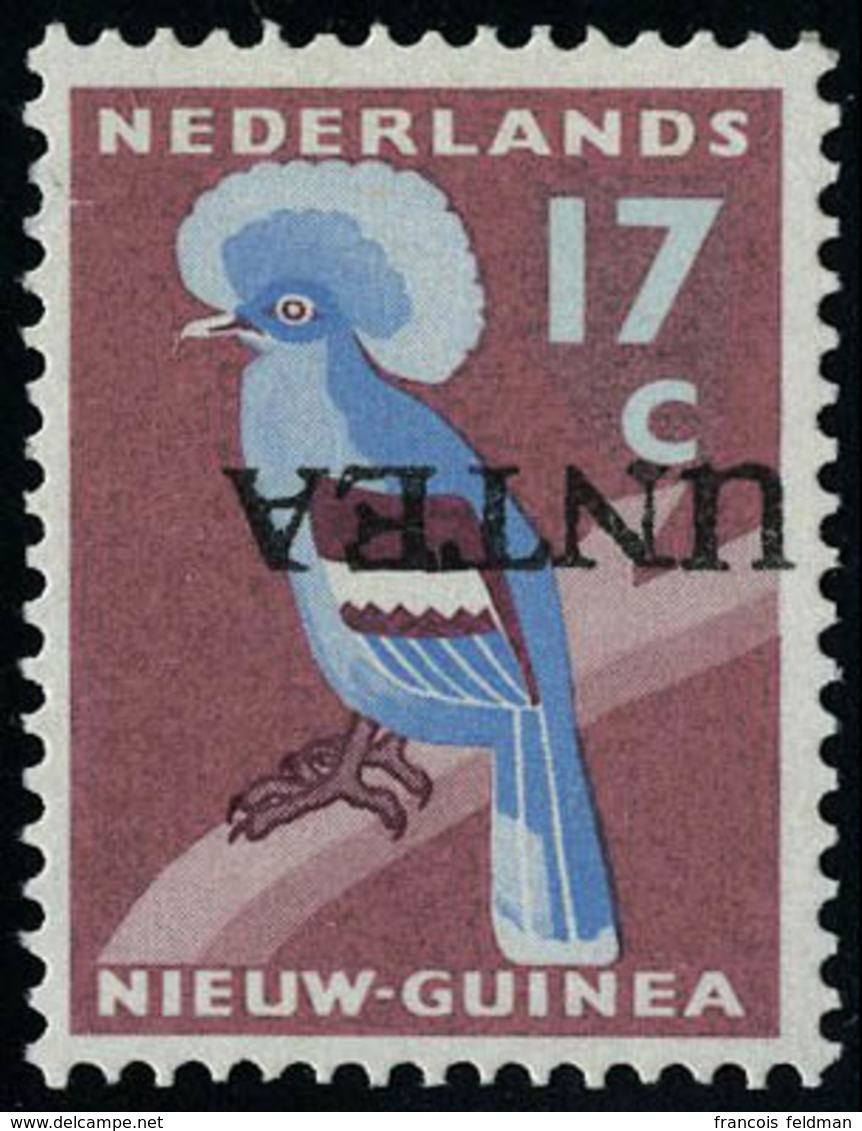Neuf Sans Charnière 17c De Nouvelle Guinée Néerlandaise Surchargé UNTEA, Administration Des Nations Unies N° 8, Surcharg - Autres & Non Classés