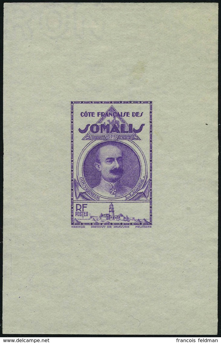 Type Léonce Lagarde De 1938, Petite  épreuve En Violet Sans Indication De Valeur Faciale, T.B. - Andere & Zonder Classificatie