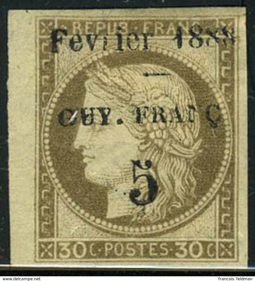N° 8, 5 S/30c Brun Février 1888, TB - Autres & Non Classés