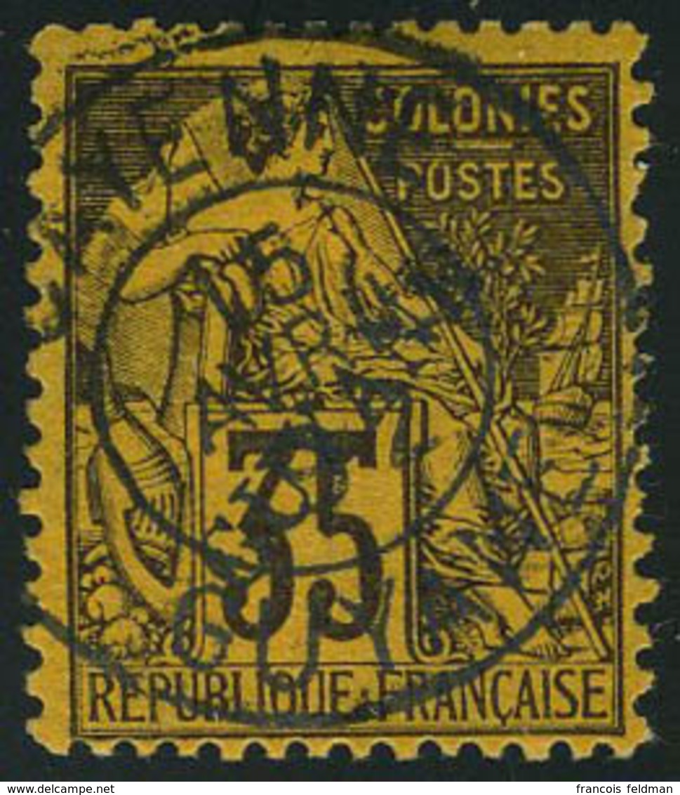 Oblitéré N° 25, 35c De 1881, CàD Central De Cayenne, TB - Andere & Zonder Classificatie