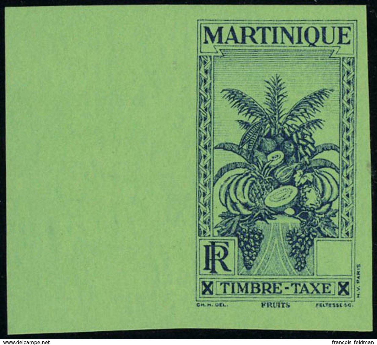 Neuf Sans Charnière N° 12, Bleu Sur Vert,ND, Sans Valeur, Bdf, T.B. - Autres & Non Classés