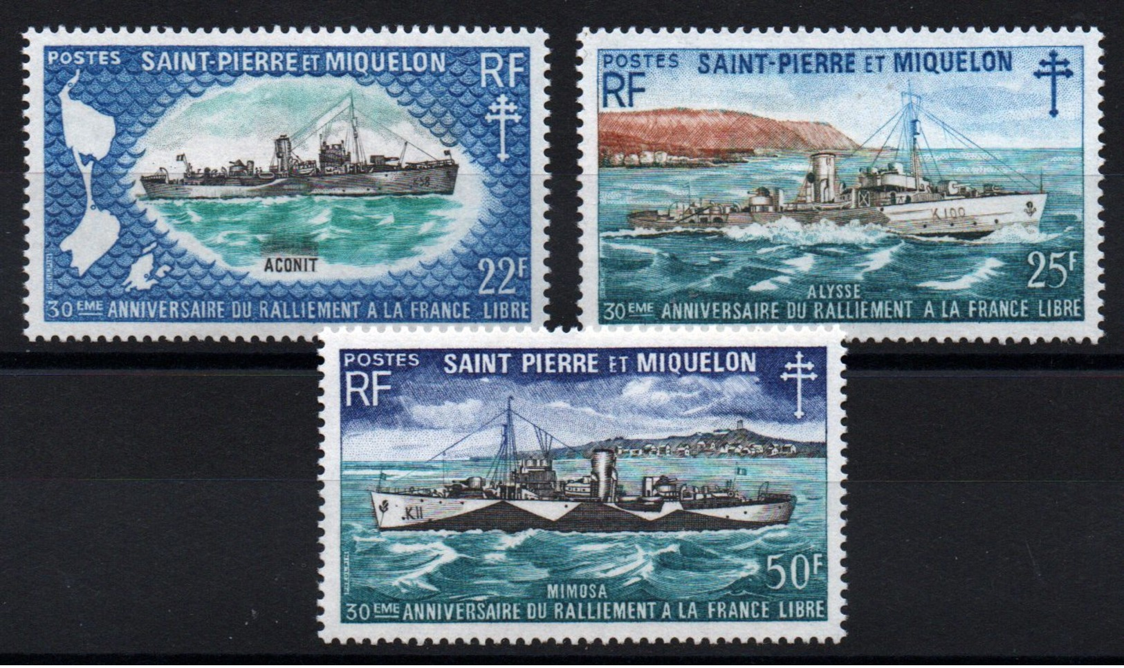 S.P.M. - YT N° 414 à 416 - Neufs ** - MNH - Cote: 133,00 € - Neufs