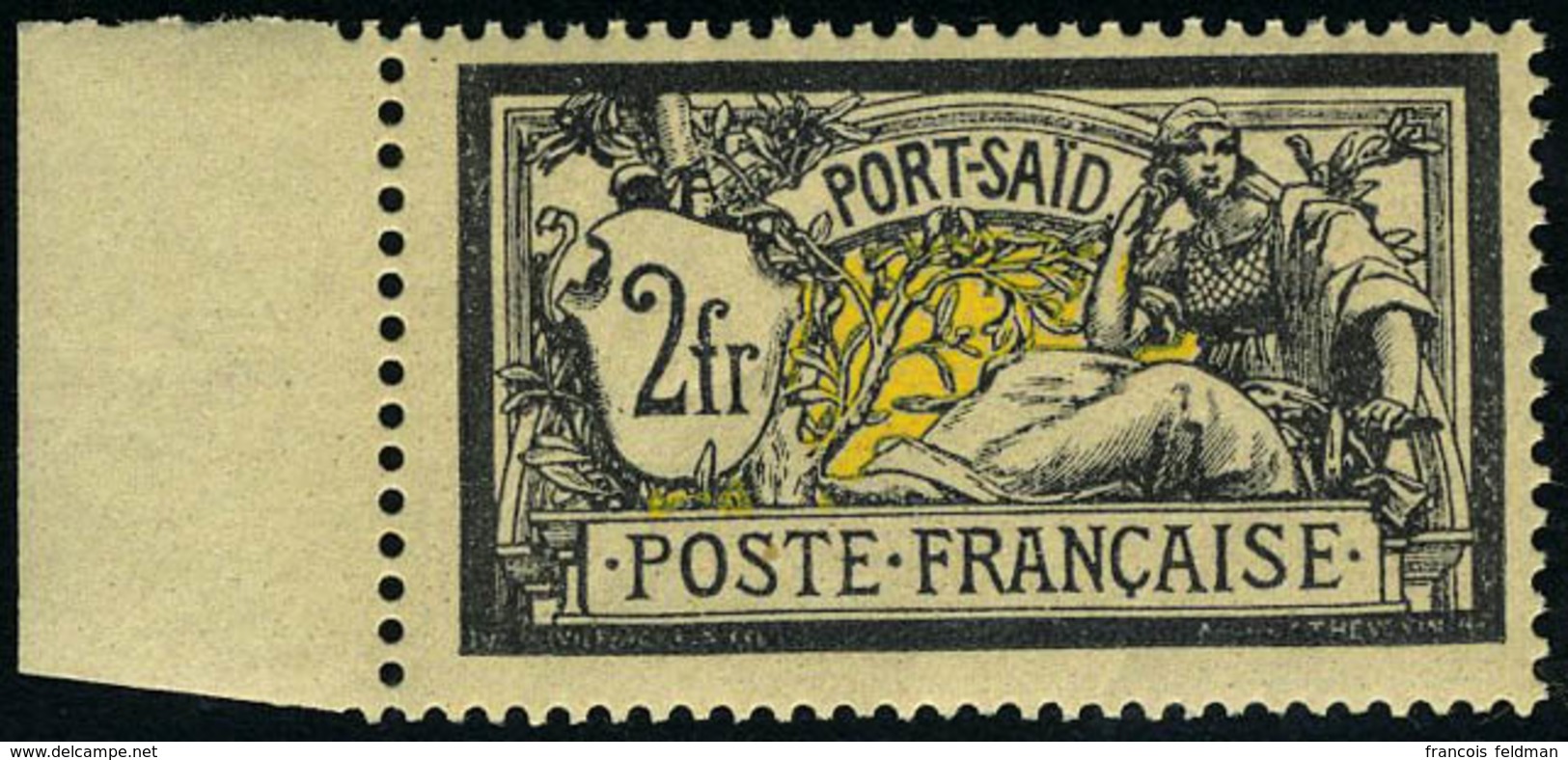 Neuf Sans Charnière N° 33a, 2f Merson Violet Foncé Et Jaune, T.B. - Andere & Zonder Classificatie