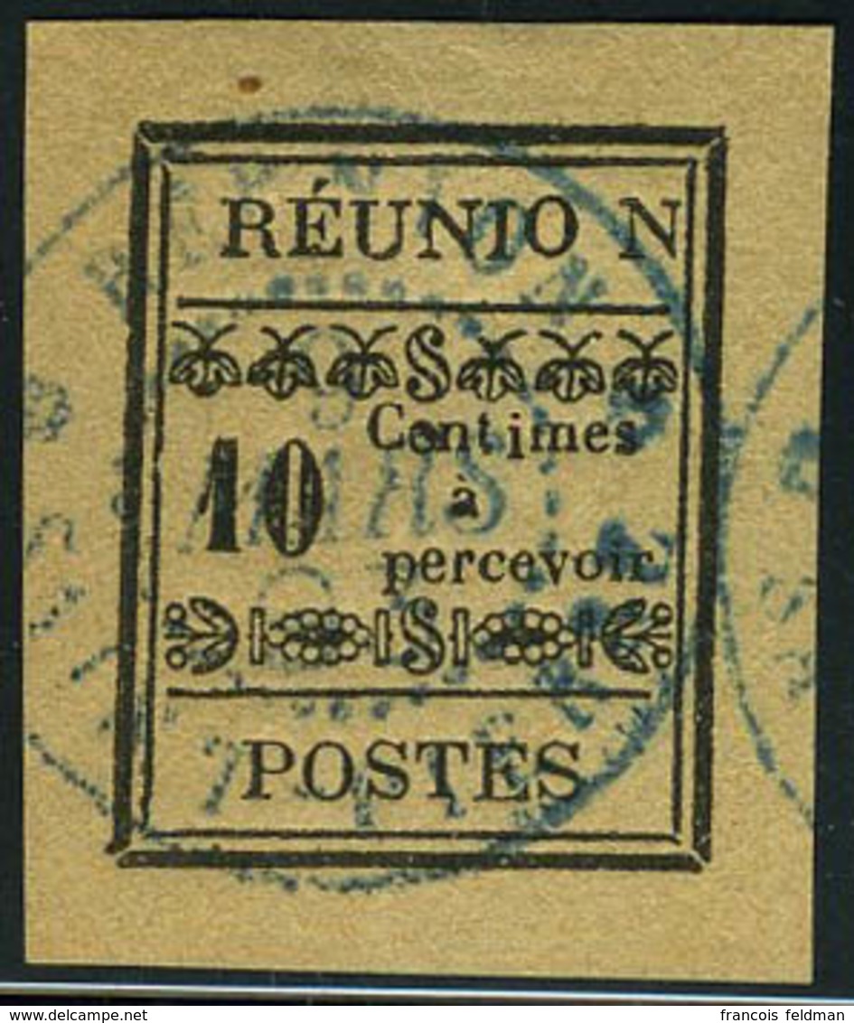 Oblitéré N° 2c, 10c Variété N De Réunion Décalé, TB - Other & Unclassified