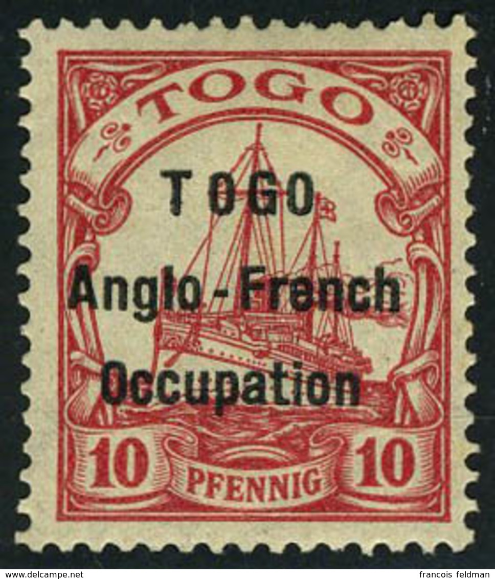 Neuf Avec Charnière N° 34, 10Pf Rouge, TB - Andere & Zonder Classificatie