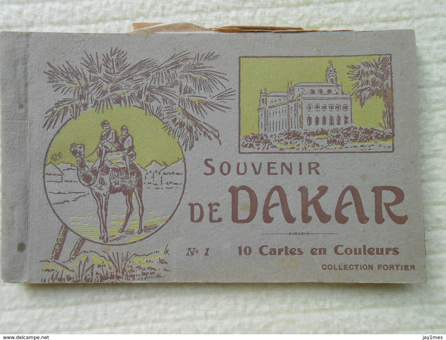 Carnet 10 Cpa Colorisées Dakar Sénégal - Sénégal