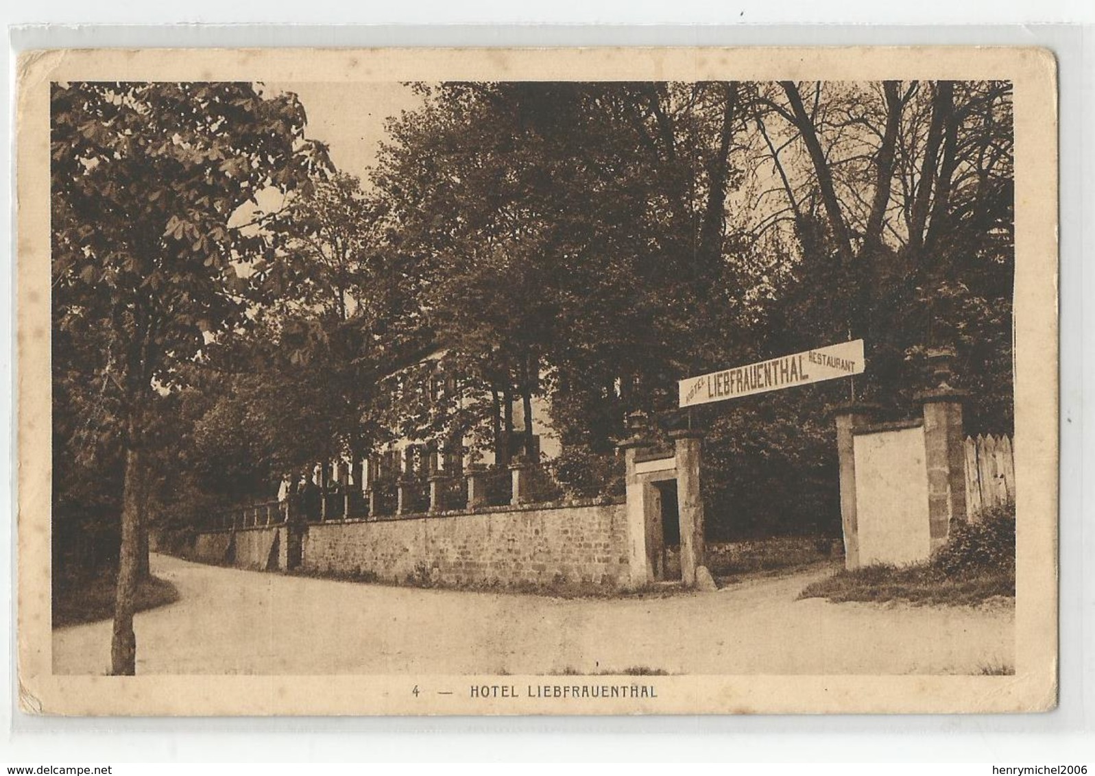 67 Bas Rhin Hotel Restaurant Liebfrauenthal Ed Librairie Sutter Woerth - Wörth