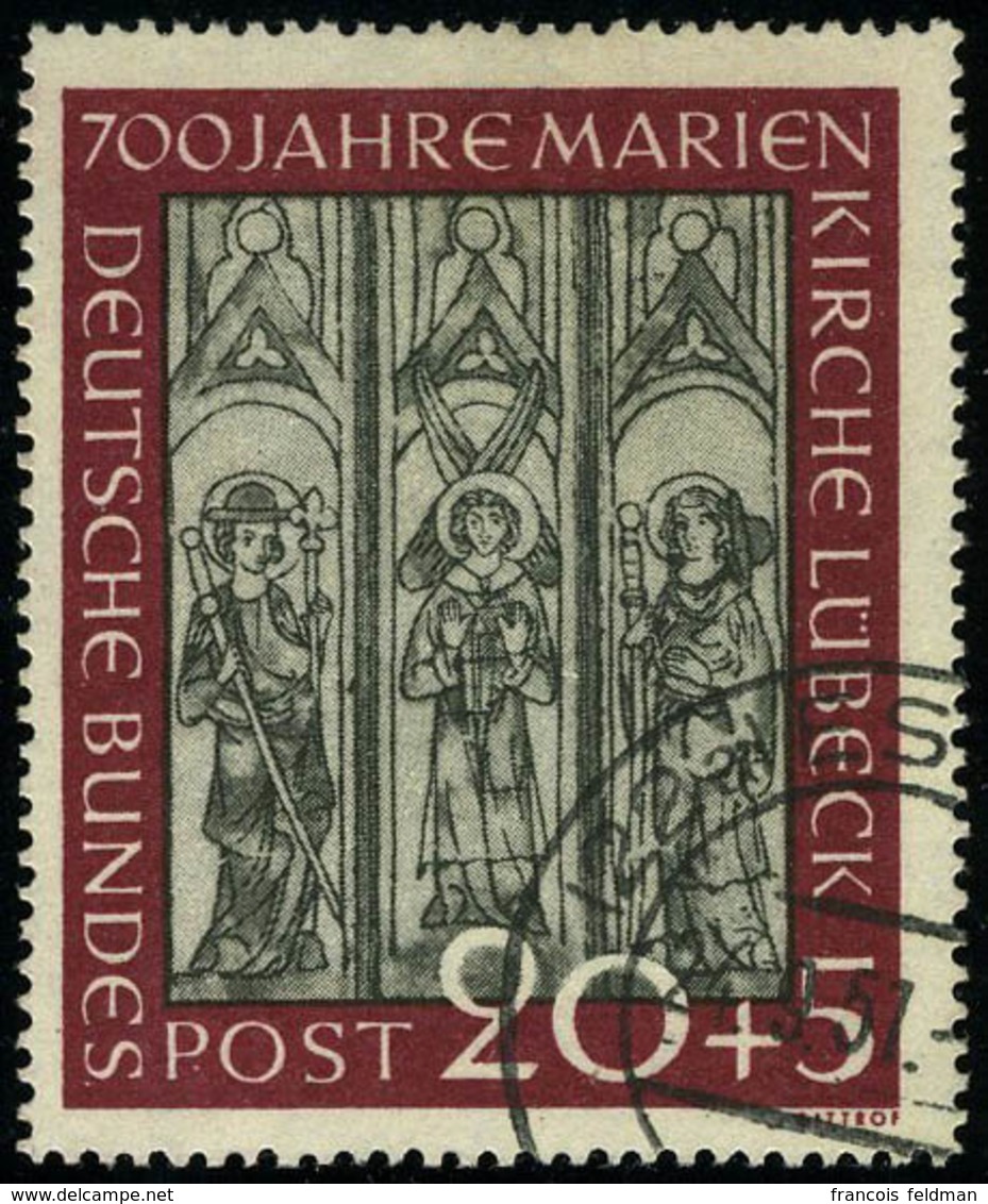 Oblitéré N° 25/26, La Paire Marien Kirche, TB - Andere & Zonder Classificatie