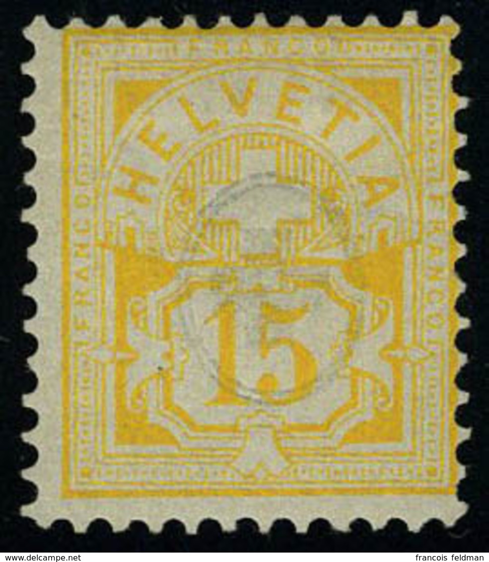 Neuf Avec Charnière N° 62, 15c Jaune, T.B. - Andere & Zonder Classificatie