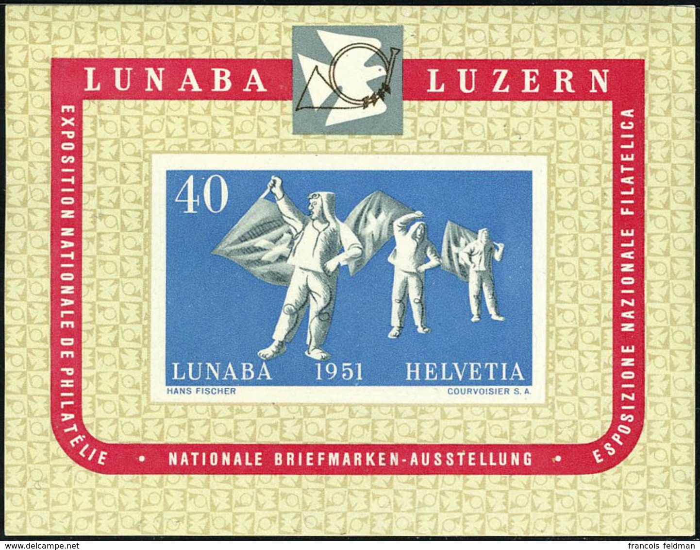 Neuf Avec Charnière N° 14, Le Bloc LUNABA, T.B. - Andere & Zonder Classificatie