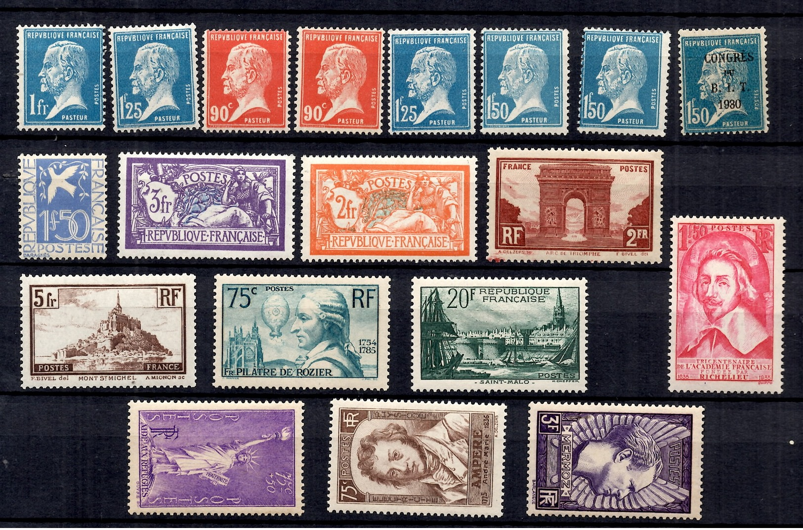 France Belle Collection De Bonnes Valeurs Neufs ** MNH 1924/1939. Gomme D'origine. TB. A Saisir! - Colecciones Completas