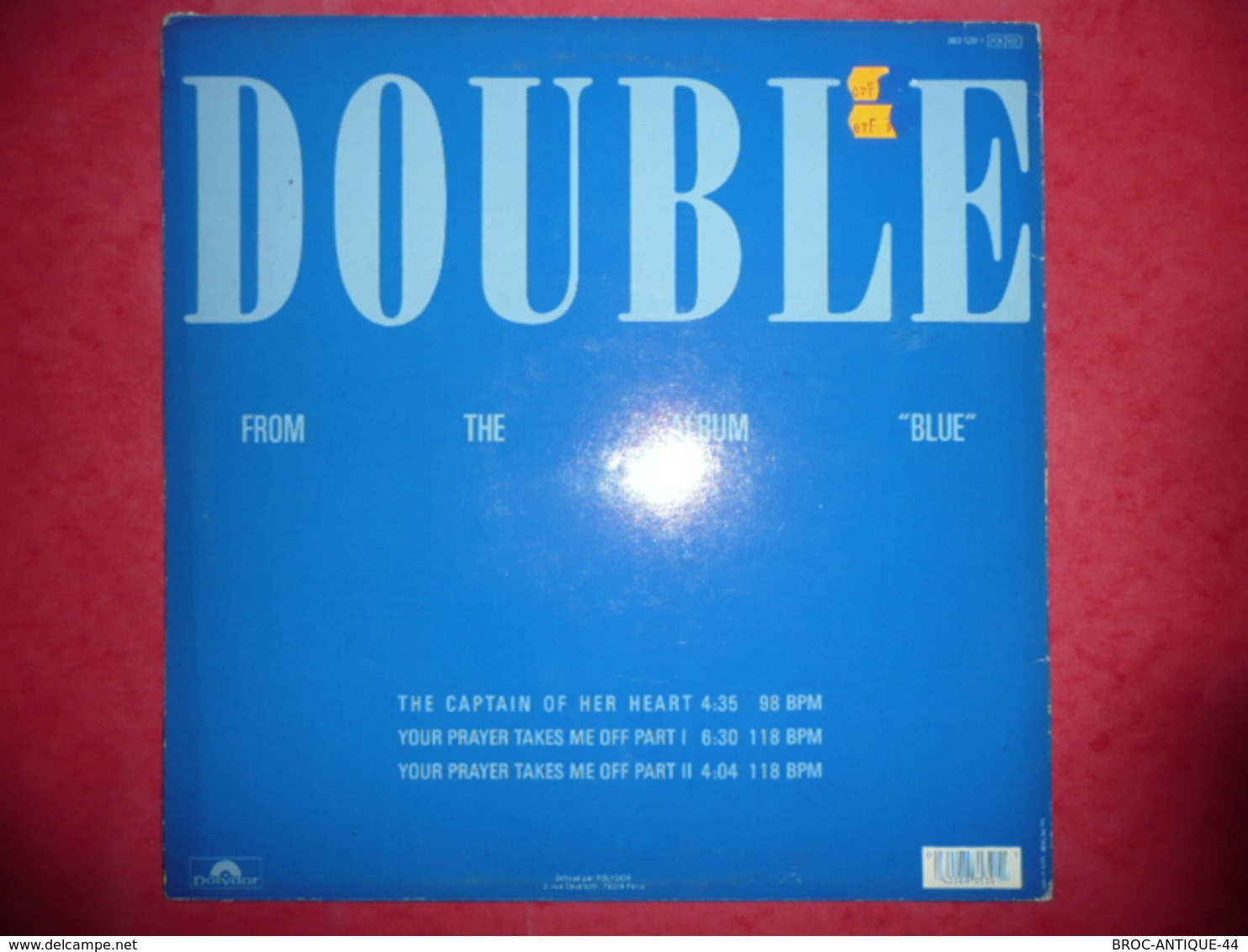 LP N°1894 - DOUBLE - THE CAPTAIN OF YOUR HEART - COMPILATION 3 TITRES ELECTRO JAZZ SYNTHE POP - 45 Rpm - Maxi-Singles