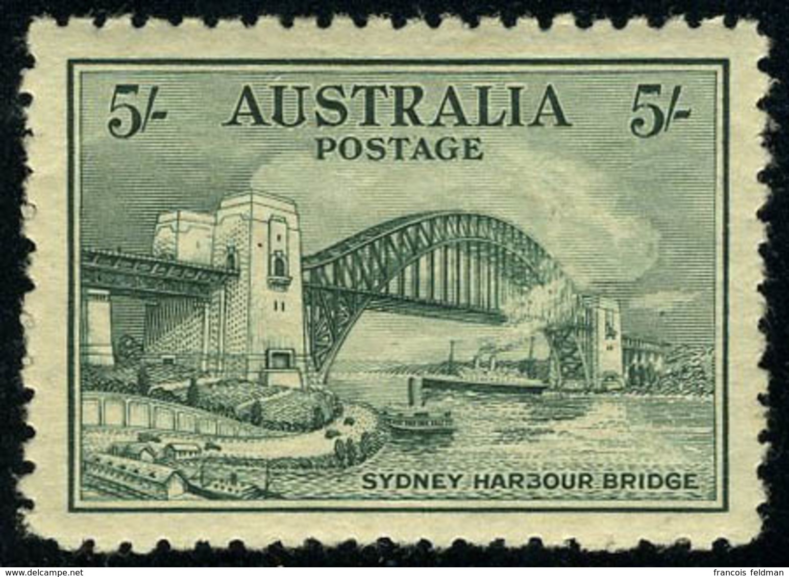 Neuf Avec Charnière N° 91, 5s Inauguration Du Pont De Port De Sydney, Cl, TB - Andere & Zonder Classificatie
