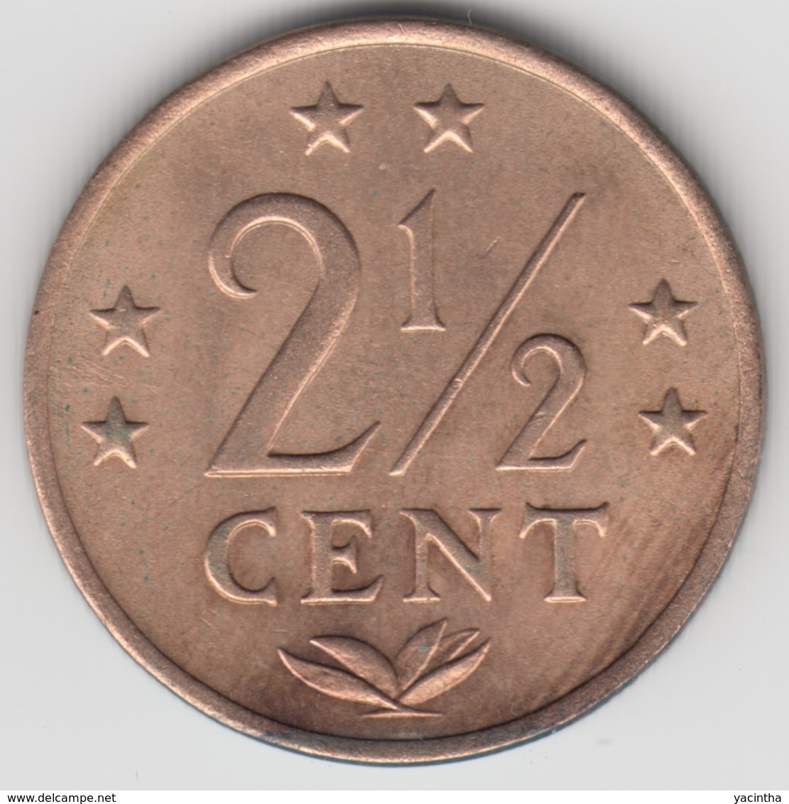 @Y@    Nederlandse Antillen   2 1/2  Cent  1971 ( 4621 ) - Antilles Néerlandaises