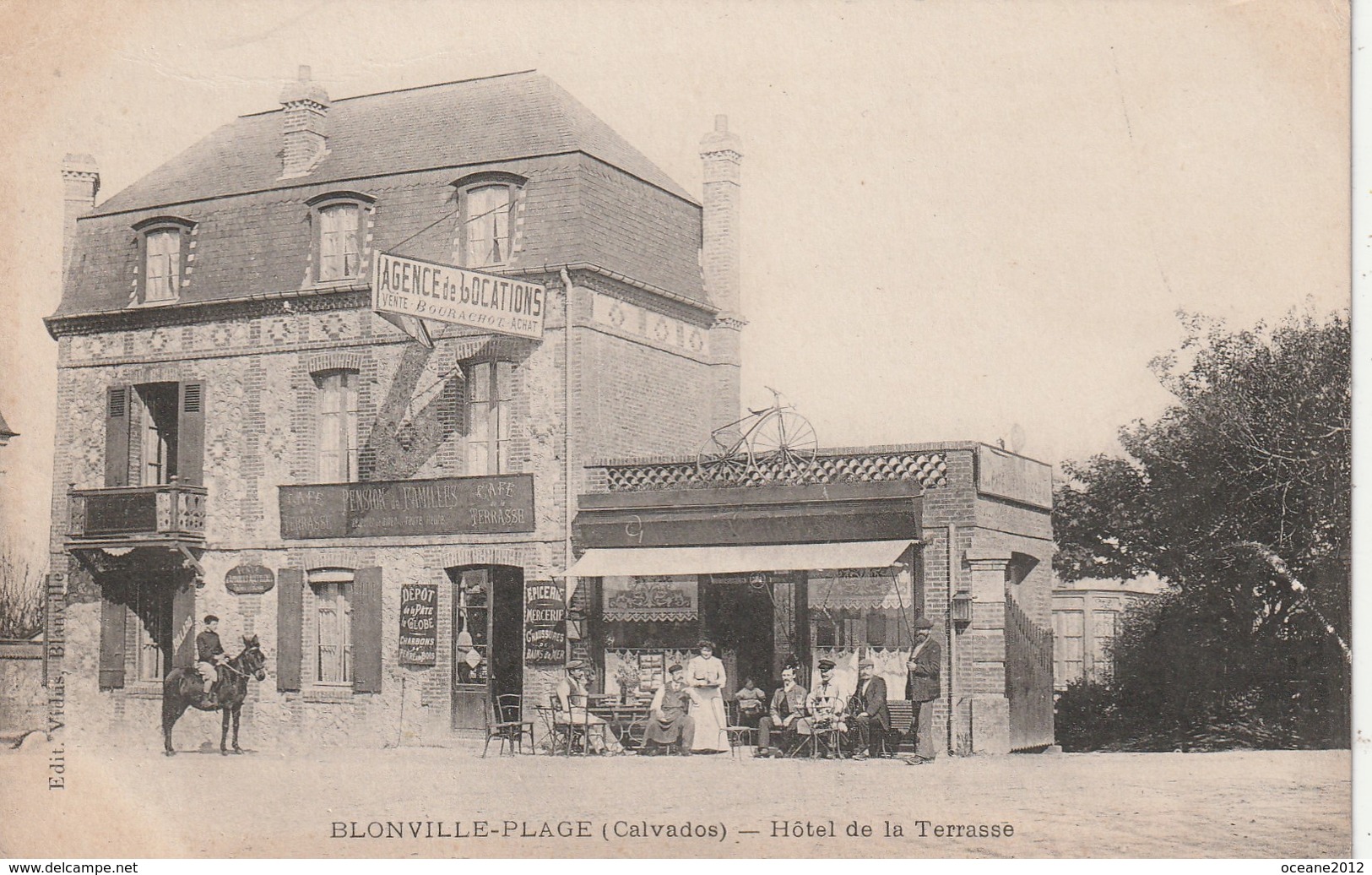 14 Blonville Sur Mer. Hotel De La Terrasse - Sonstige & Ohne Zuordnung
