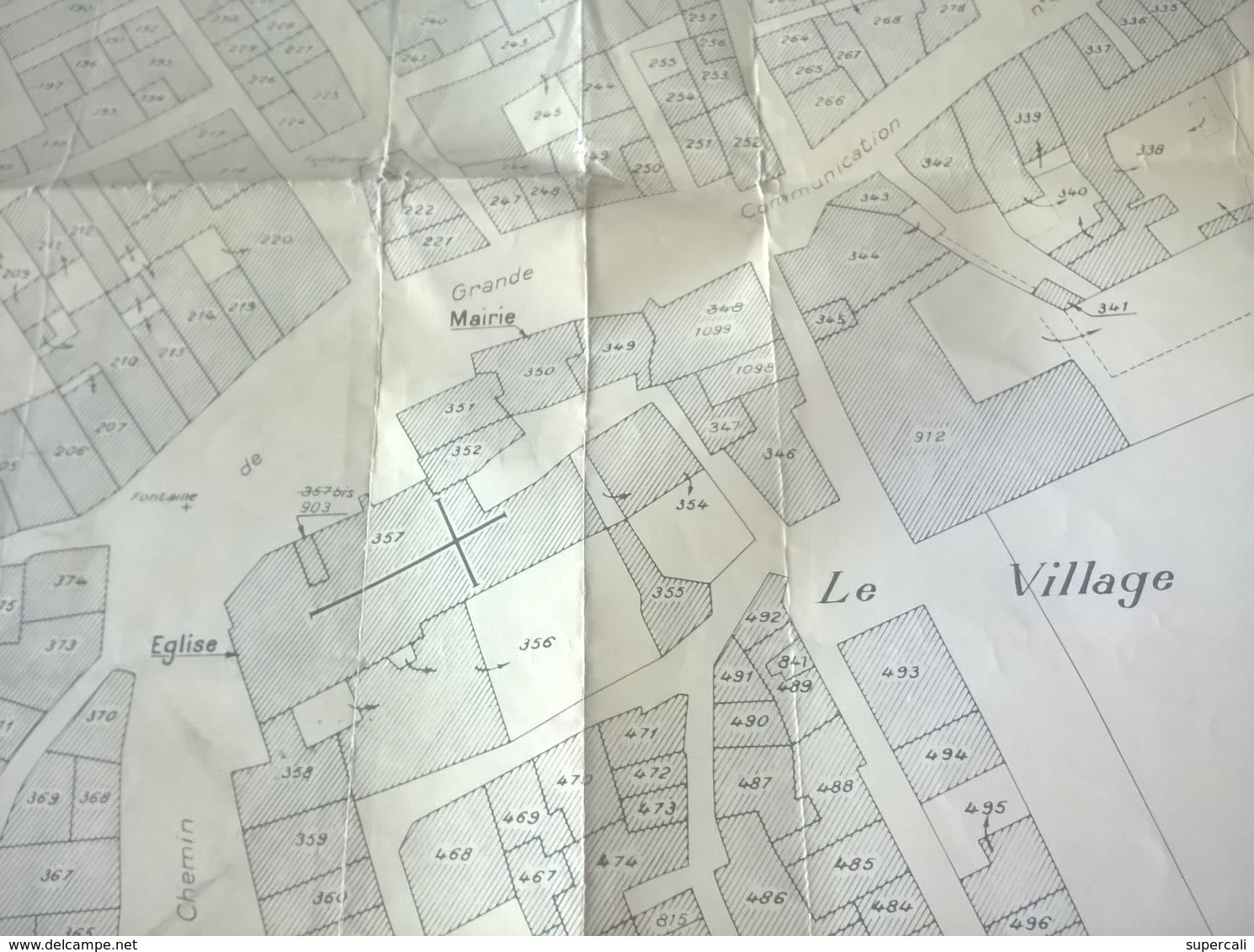 RT33.532  VAR .LA VALETTE DU VAR. PLAN DE LA VILLE  REVISE POUR 1934.  93 X73 Cm - Autres Plans