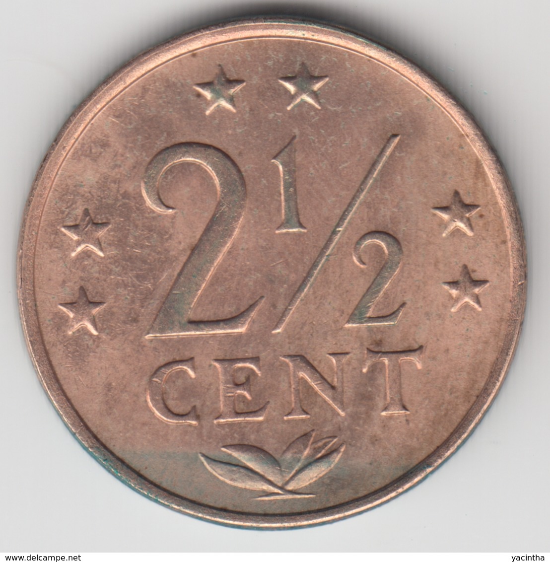 @Y@    Nederlandse Antillen   2 1/2  Cent  1975 ( 4624 ) - Antilles Néerlandaises