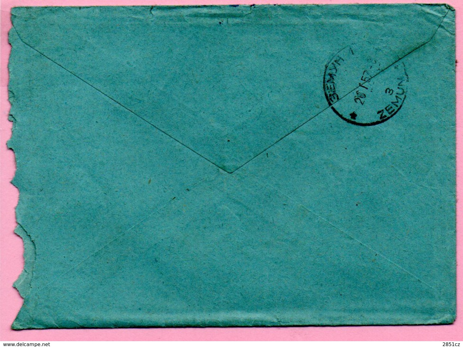 Letter - Zagreb, 25.1.1957. / Zemun, 26.1.1957., Yugoslavia - Storia Postale