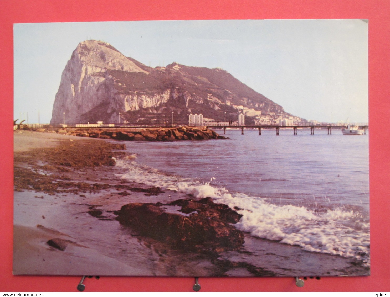 Espagne - La Línea De La Concepción - Vista Del Peñón De Gibraltar Desde El Espigón De San Felipe - Recto-verso - Cádiz