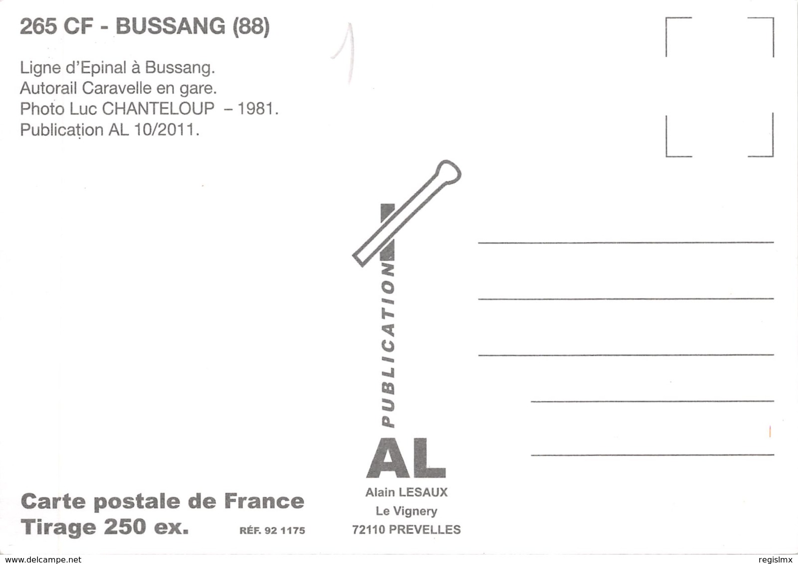 88-BUSSANG-AUTORAIL-N°548-A/0023 - Bussang