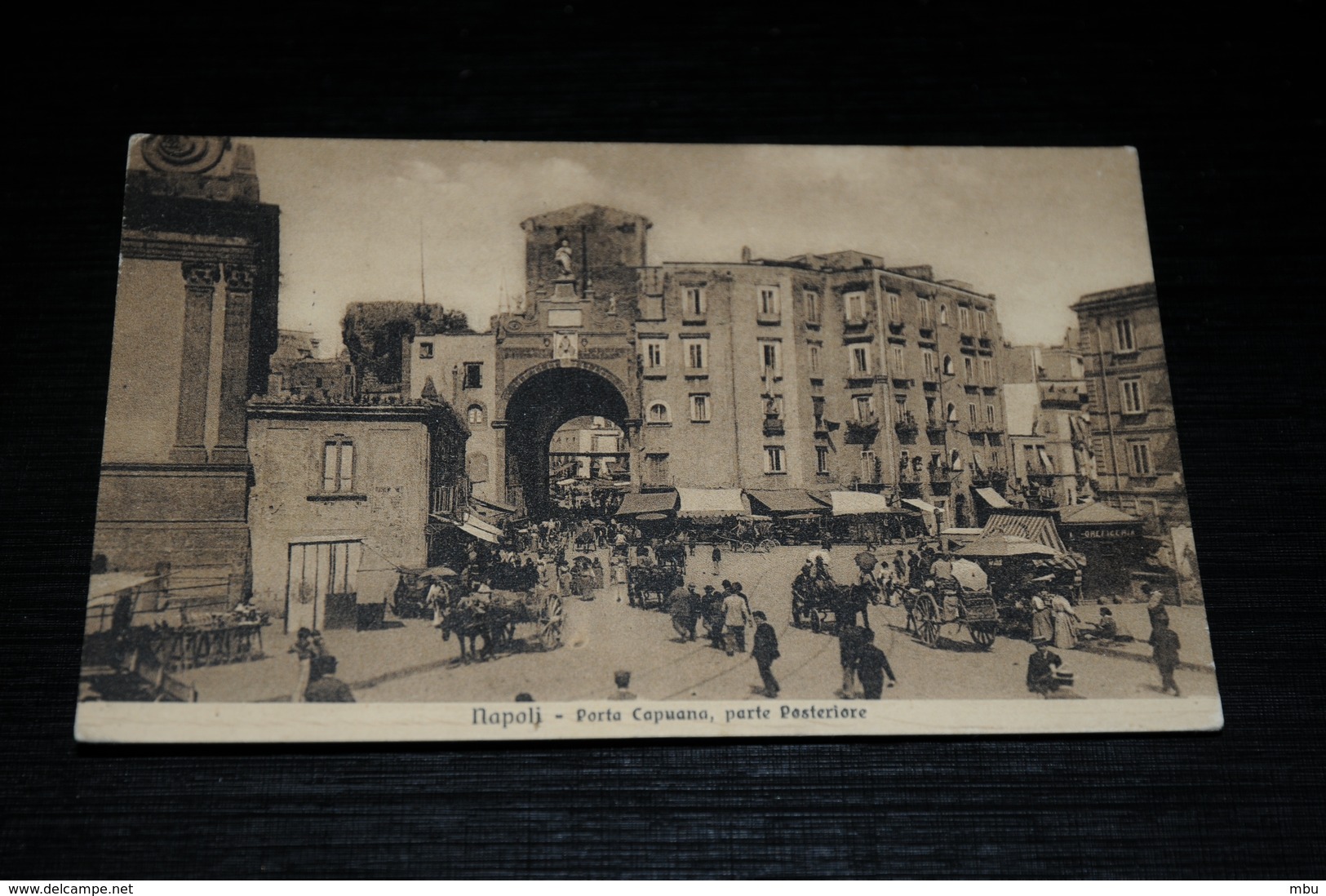 9973              NAPOLI, PORTA CAPUANA, PARTE POSTERIORE - 1912 / ANIMATA - Napoli