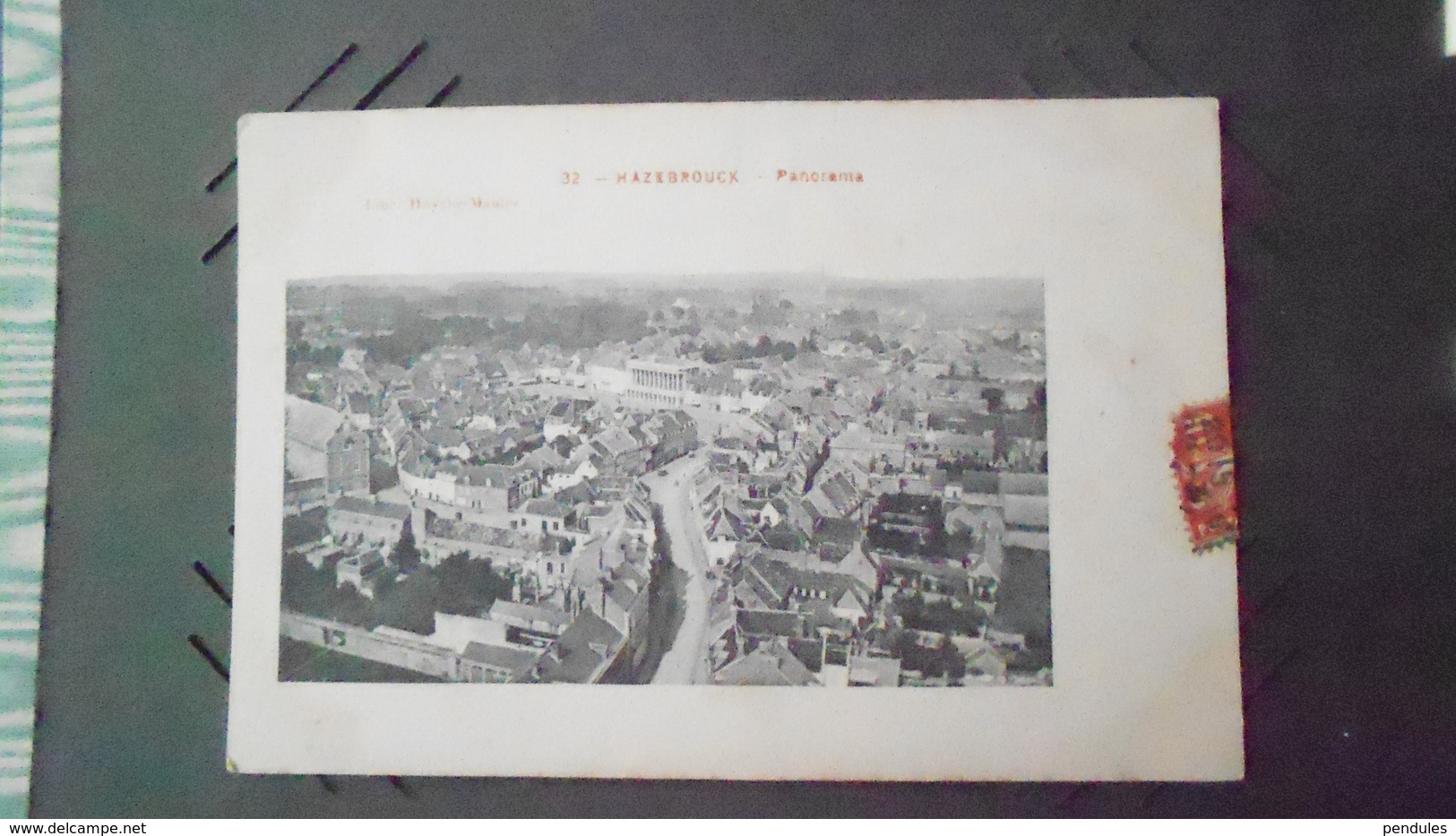 62	CARTE DE HAZEBROUCK	N° DE CASIER 	B8 130	VIERGE - Autres & Non Classés