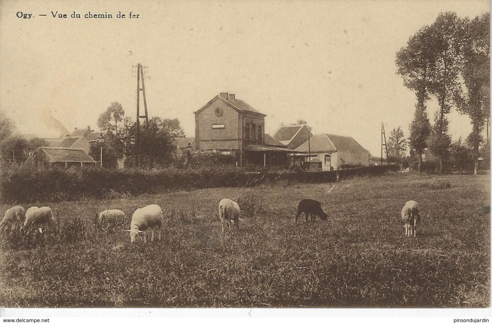 OGY - Lessines - Vue Du Chemin De Fer - La Gare (Edit Vve Bruyère) - Lessines