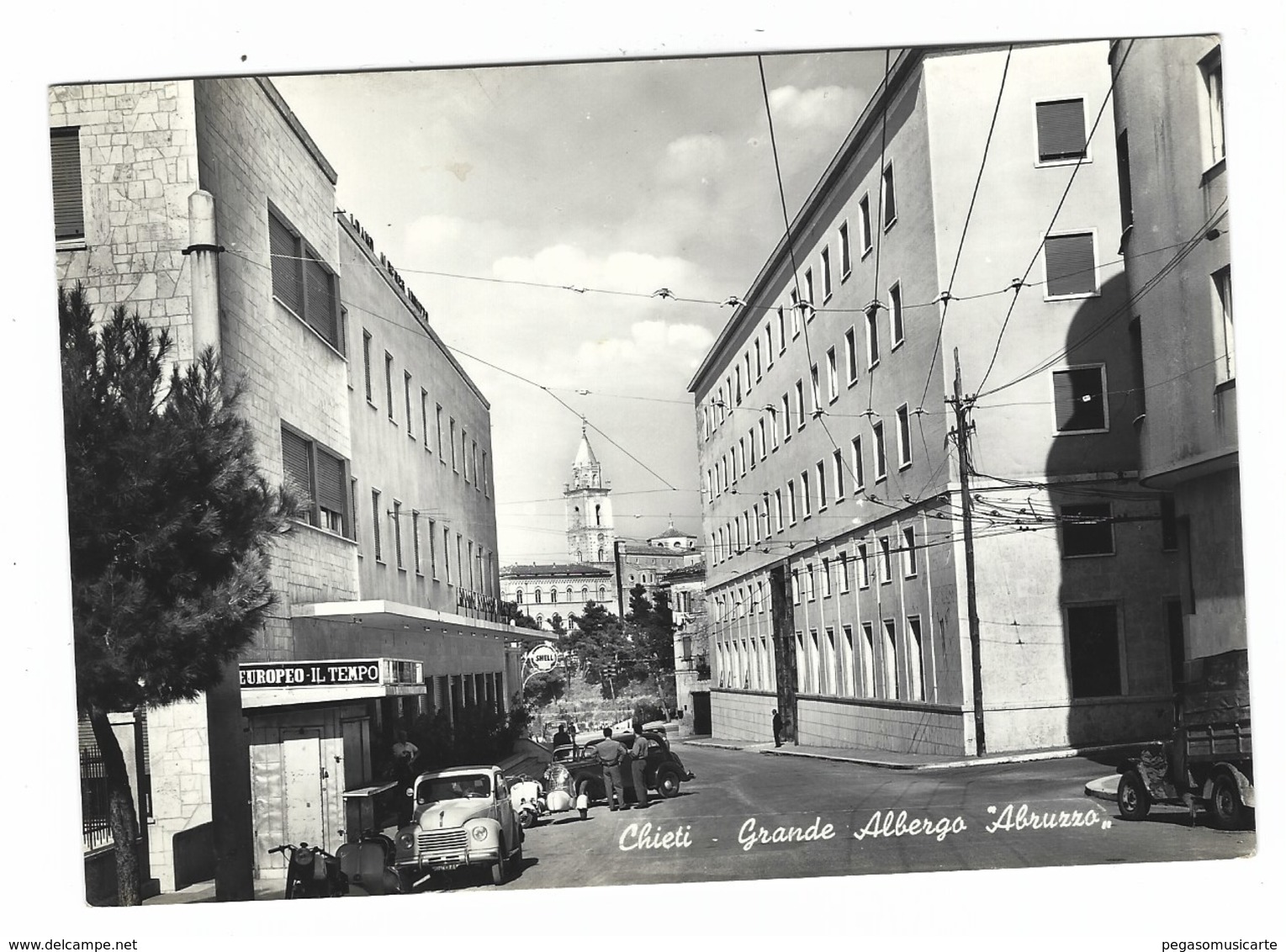 2886 - CHIETI GRANDE ALBERGO ABRUZZO ANIMATA 1959 - Chieti