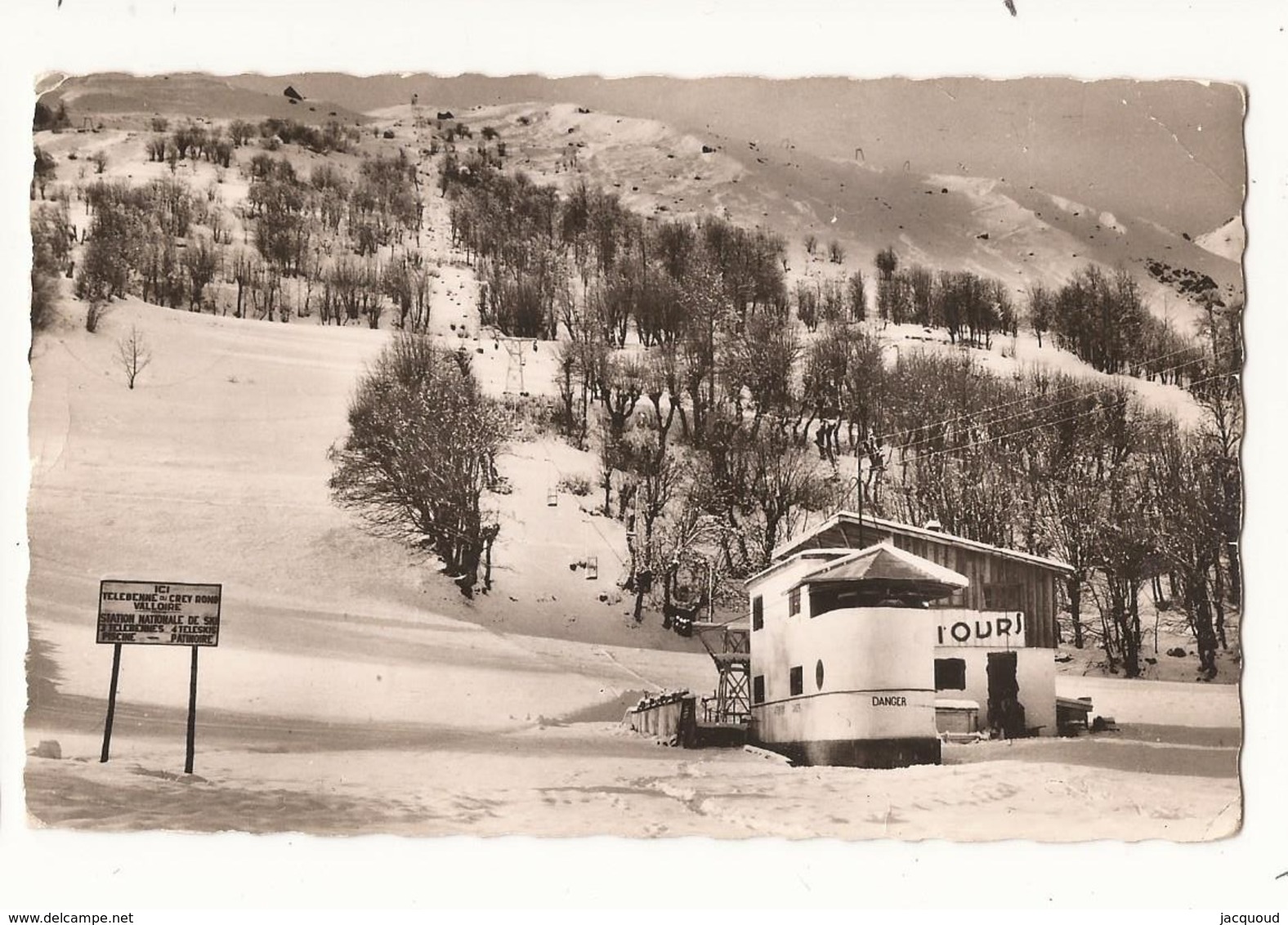 Savoie Valloire Restaurant Et Gare Du Télécabine Du Crey Rond - Autres & Non Classés