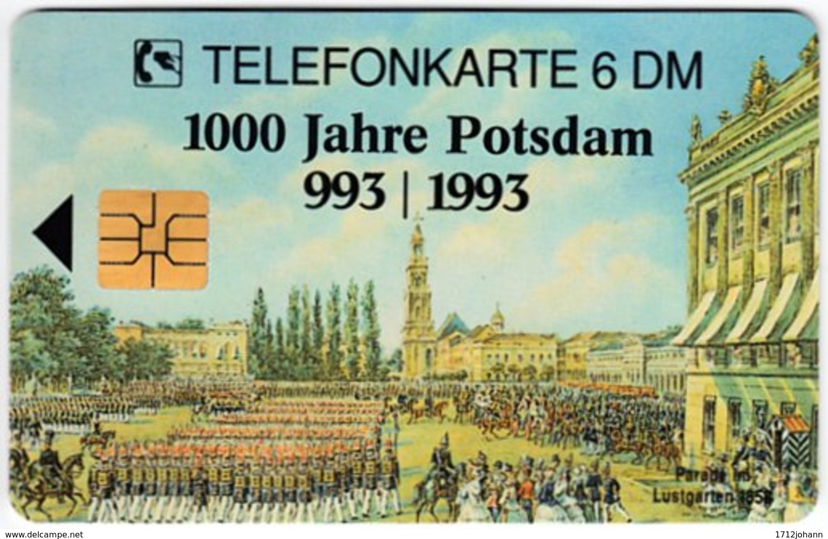 GERMANY O-Serie B-406 - 1566 08.94 - Painting, Historic Scene, Anniversary, Potsdam - MINT - O-Series : Series Clientes Excluidos Servicio De Colección