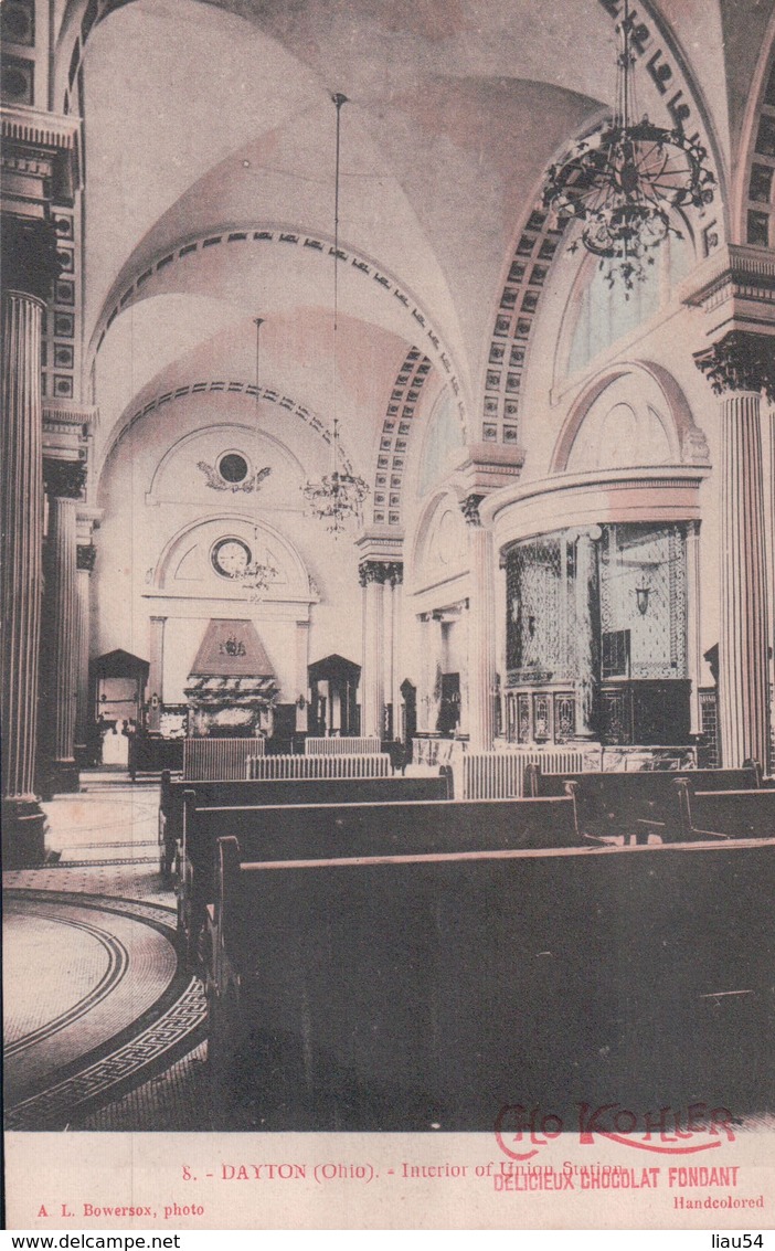 DAYTON (Ohio) Interior Of Union Station Cho Kohler - Dayton