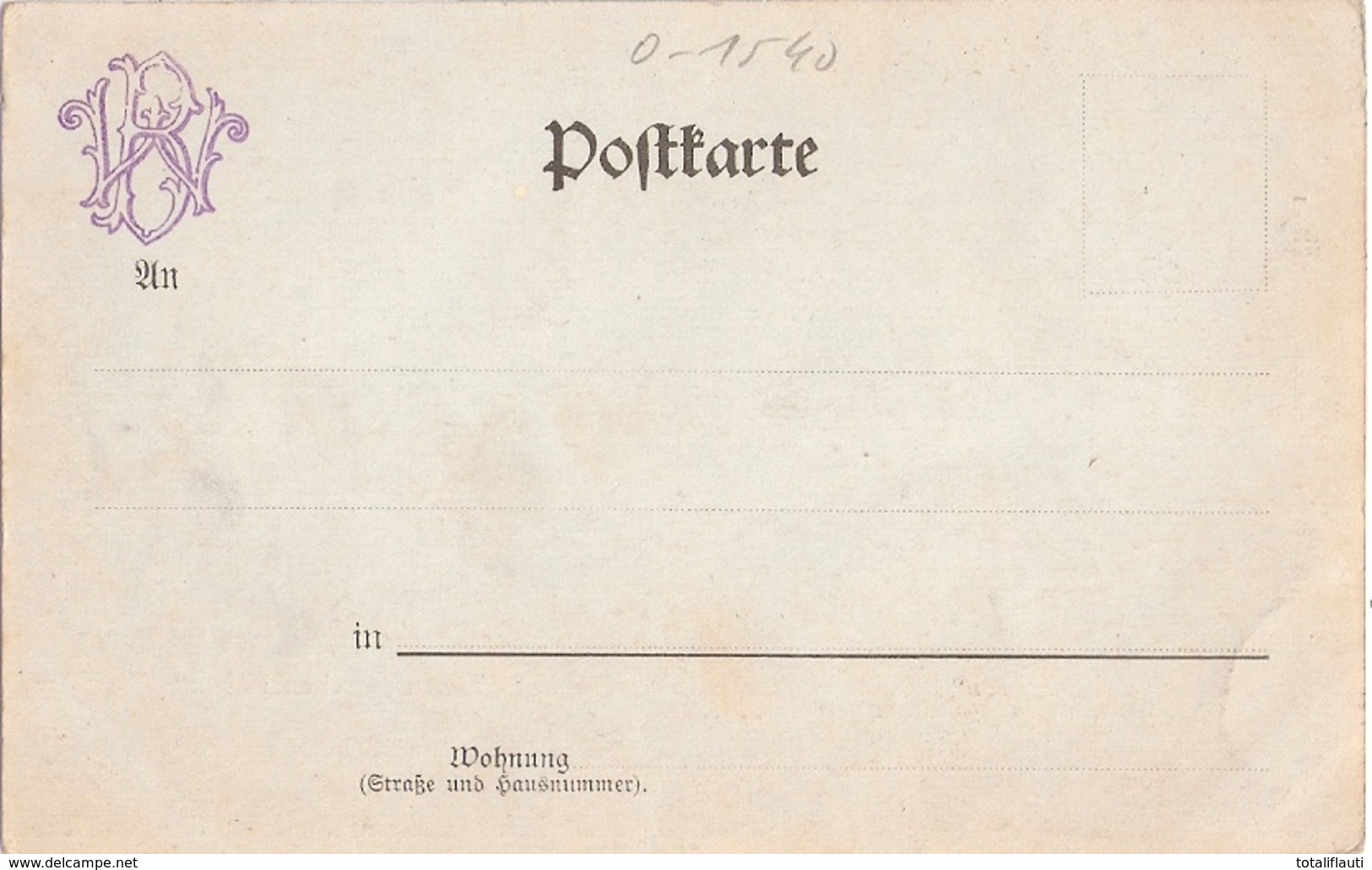 FALKENHAGEN Falkensee Gasthof Zum Deutschen Kaiser Mondscheinkarte Belebt 1905 Ungeteilte Adressrückseite 1905 Od Früher - Falkensee